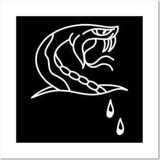 HomeSchoolTattoo Snakehead Posters and Art